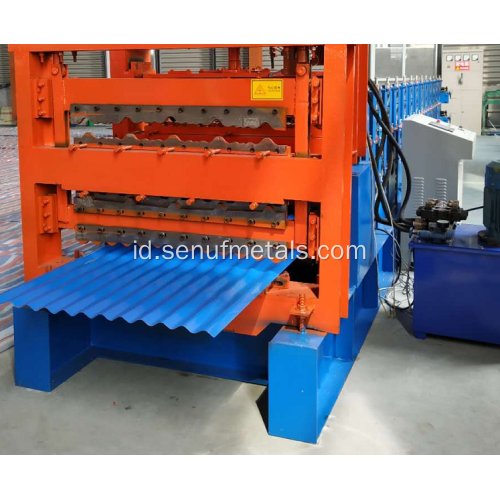 tiga lapisan mesin roll forming